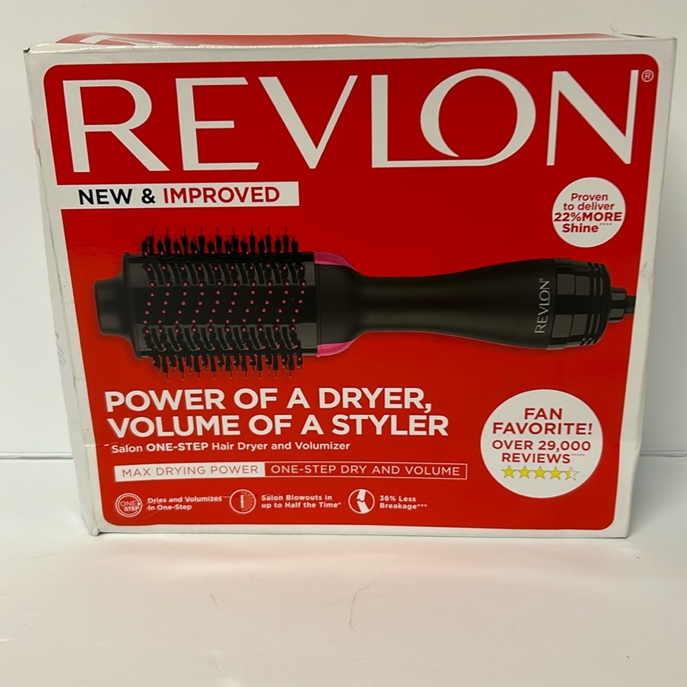Revlon salon, one step hairdryer and volume